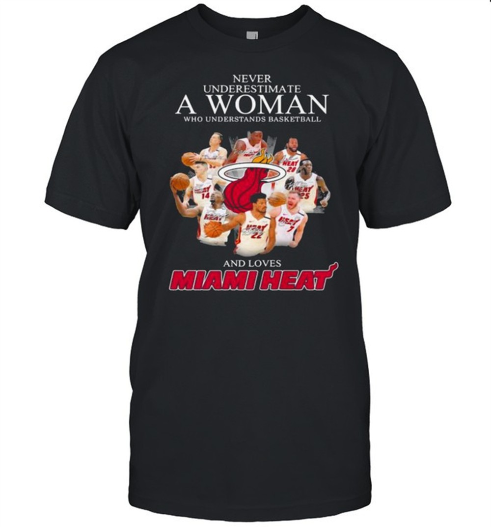 never-underestimate-a-woman-who-understands-basketball-and-loves-miami-heat-sign-xfmxogaz Never Underestimate A Woman Who Understands Basketball And Loves Miami Heat Signature Shirt