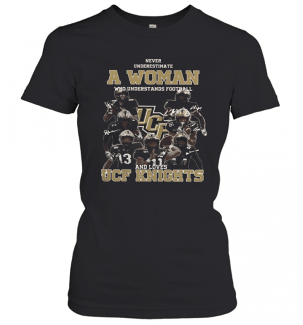 never-underestimate-a-woman-who-understands-football-and-love-ucf-knights-signat-p4zn9bjj Never Underestimate A Woman Who Understands Football And Love Ucf Knights Signature T-Shirt