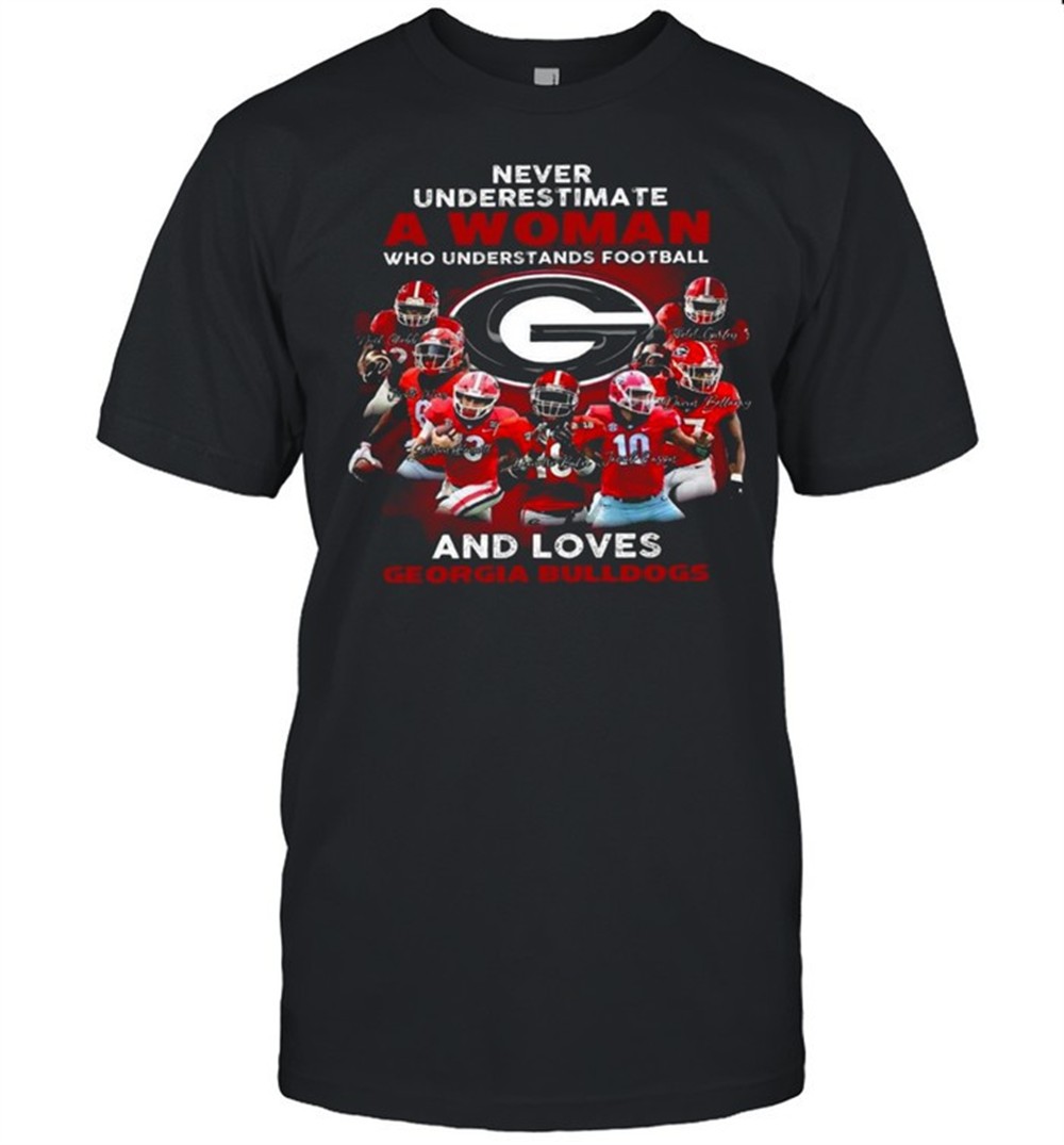 never-underestimate-a-woman-who-understands-football-and-loves-georgia-bulldogs-9boxmp8y Never underestimate a woman who understands football and loves georgia bulldogs shirt