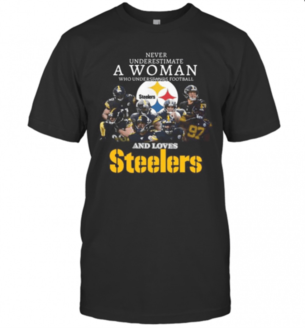 never-underestimate-a-woman-who-understands-football-and-loves-pittsburgh-steele-cu0ifukj Never Underestimate A Woman Who Understands Football And Loves Pittsburgh Steelers T-Shirt