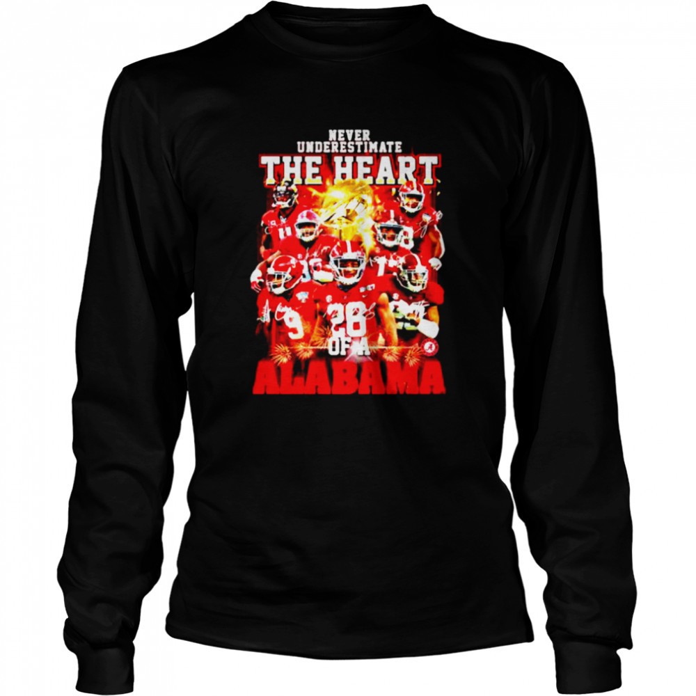 never-underestimate-the-heart-of-a-alabama-signature-shirt-kc7k9xec Never Underestimate the heart of a Alabama signature shirt
