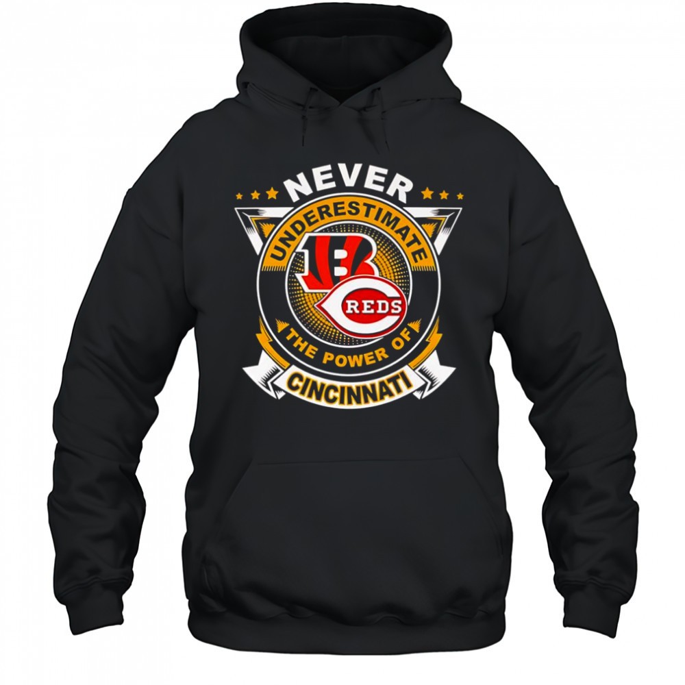Never underestimate the power of Cincinnati shirt