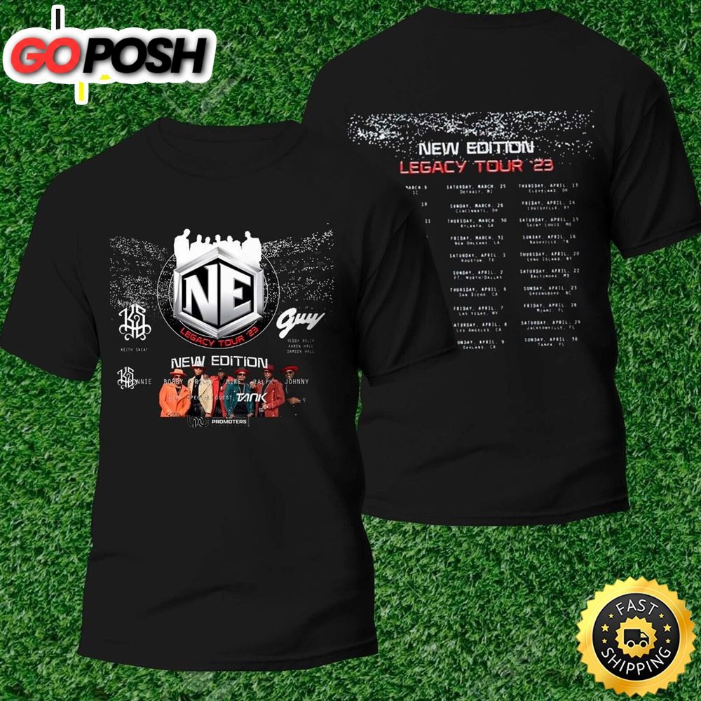 New Edition Legacy Tour 2023 New Edition Concert 2023 Shirt