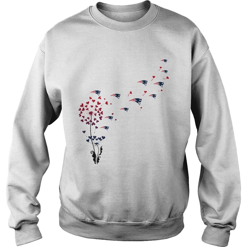 New England Patriots dandelion flower shirt