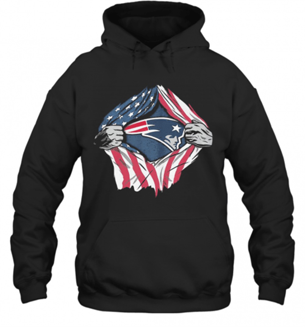 New England Patriots Football American Flag Independence Day Shir T-Shirt