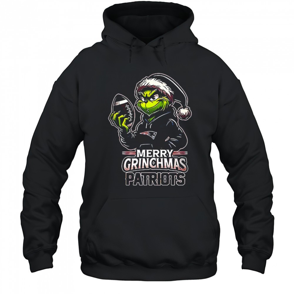 New England Patriots Merry Grinchmas they hate us because they aint us Graphic T-Shirt