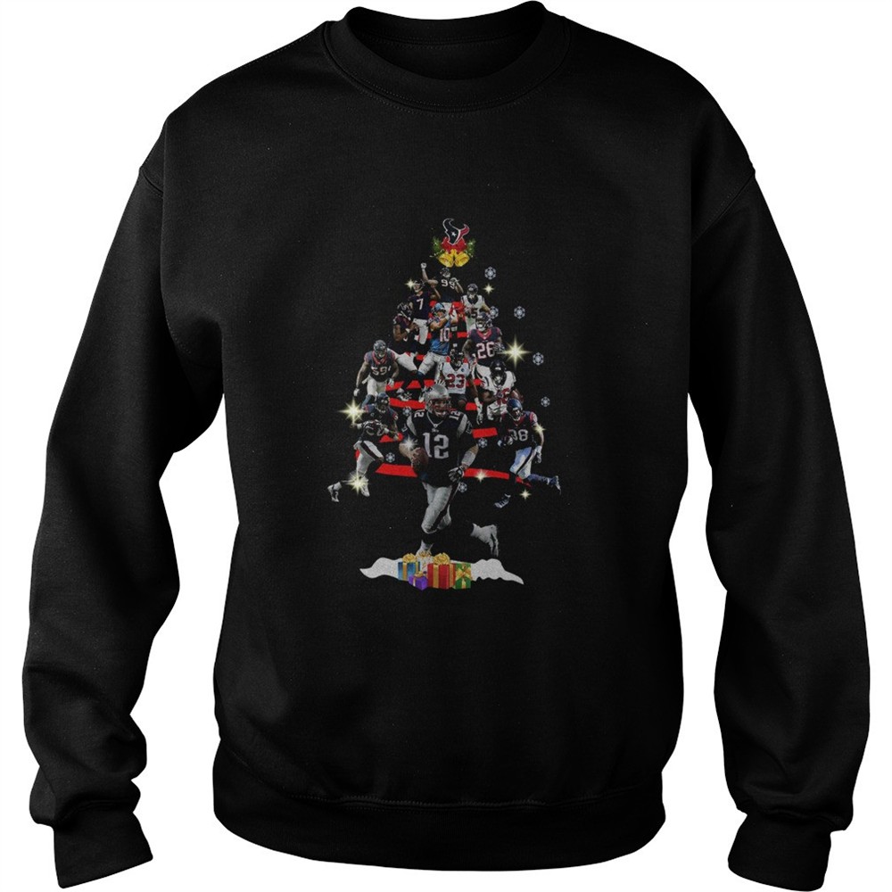 New England Patriots Players Christmas Tree shirt