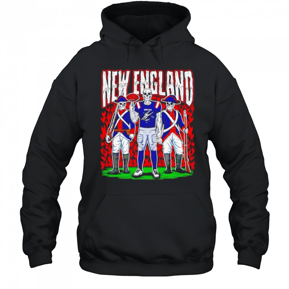 New England Patriots Revolutionary War Skeletons Football shirt