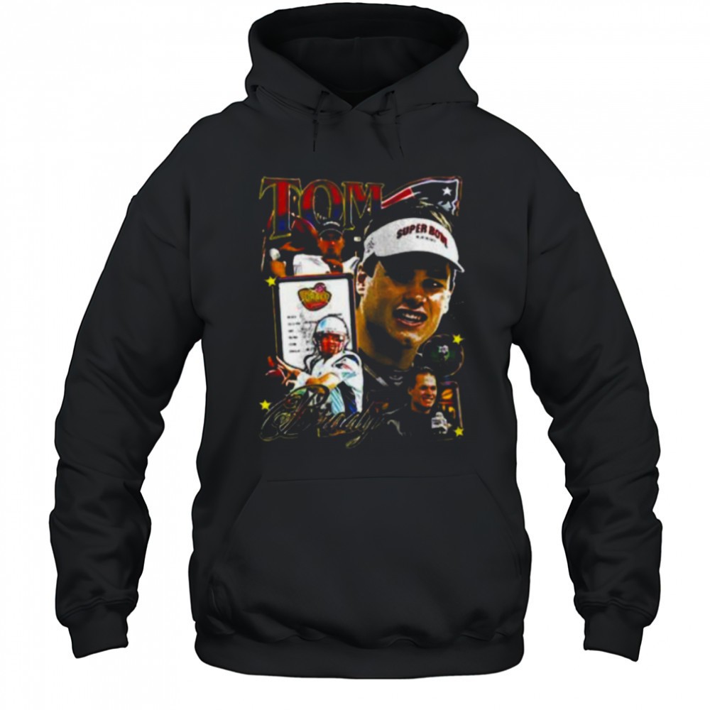 New England Patriots Tom Brady 6th round to the GOAT signature shirt