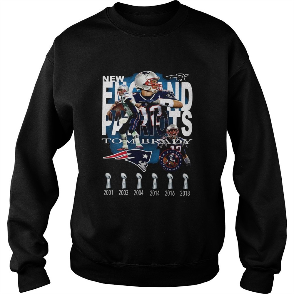 New England Patriots Tom Brady Signature shirt