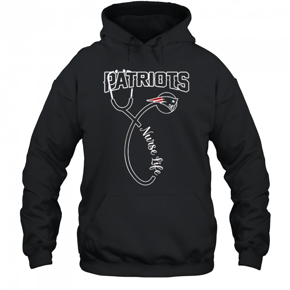 New England Patriots x Nurse life its a work of heart shirt