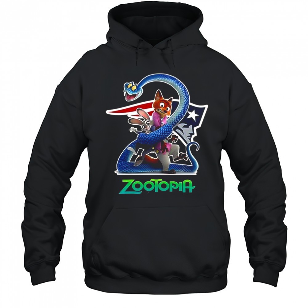 New England Patriots Zootopia 2 T-Shirt
