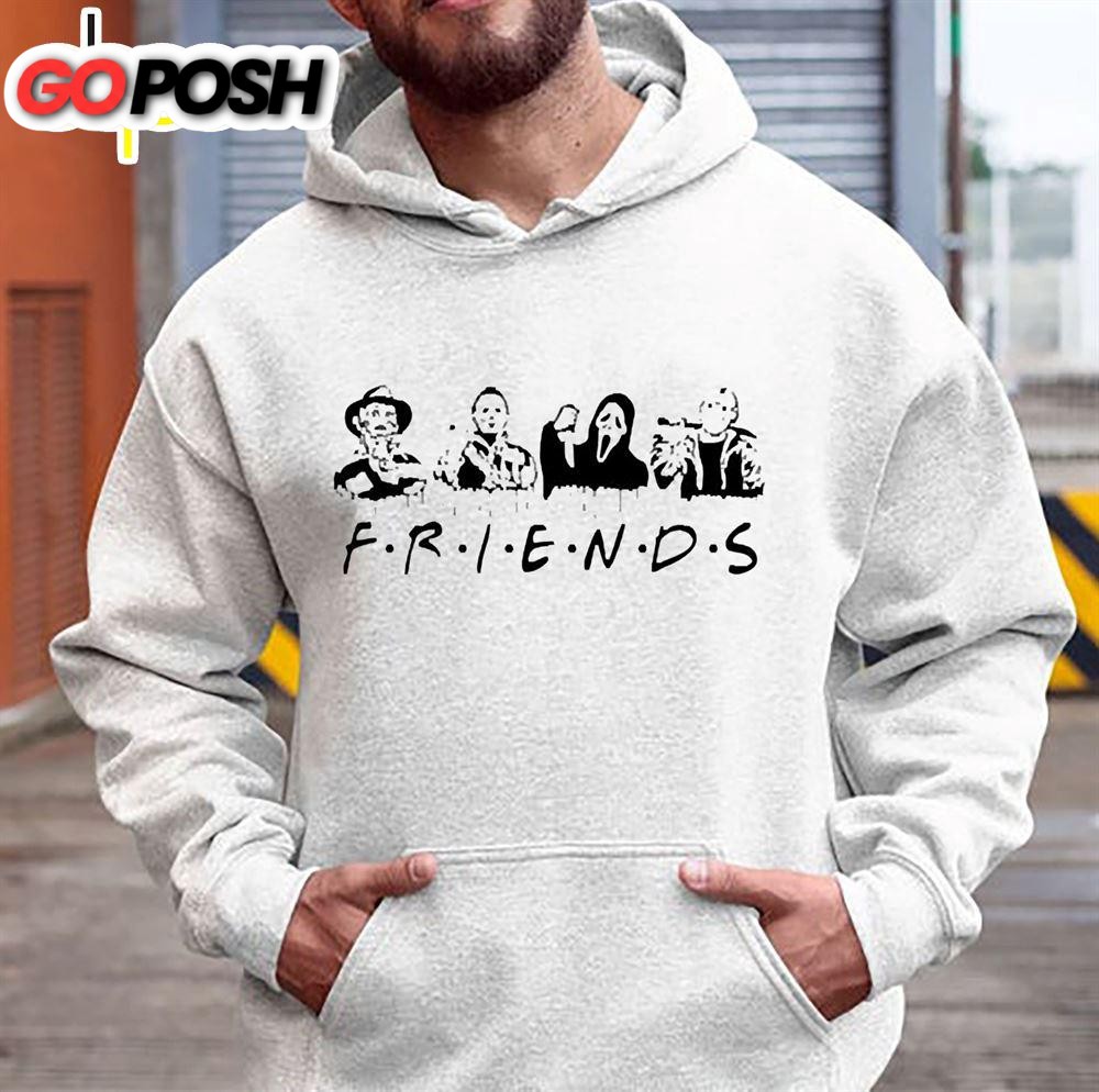 New Horror Killer Characters Friends Halloween Hoodie