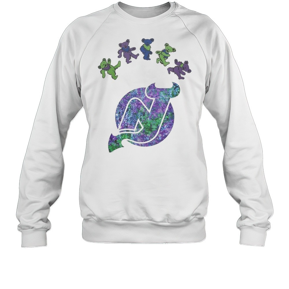 New Jersey Devils X Grateful Dead Night 2025 Hockey Shirt