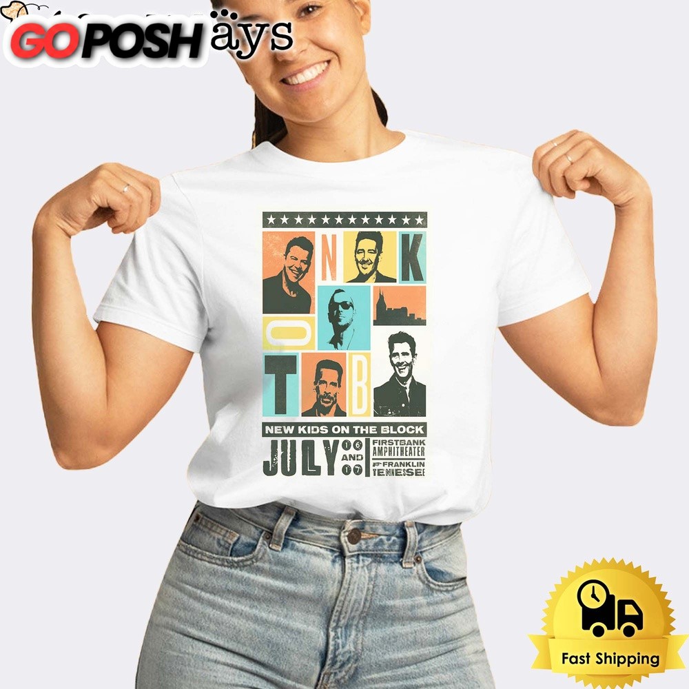 New Kid On The Block At FirstBank Amphitheater Franklin TN July 17, 2024 Unisex T-Shirt