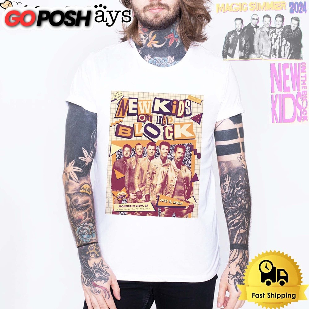 New Kids On The Block Mountain View CA Event Unisex T-Shirt