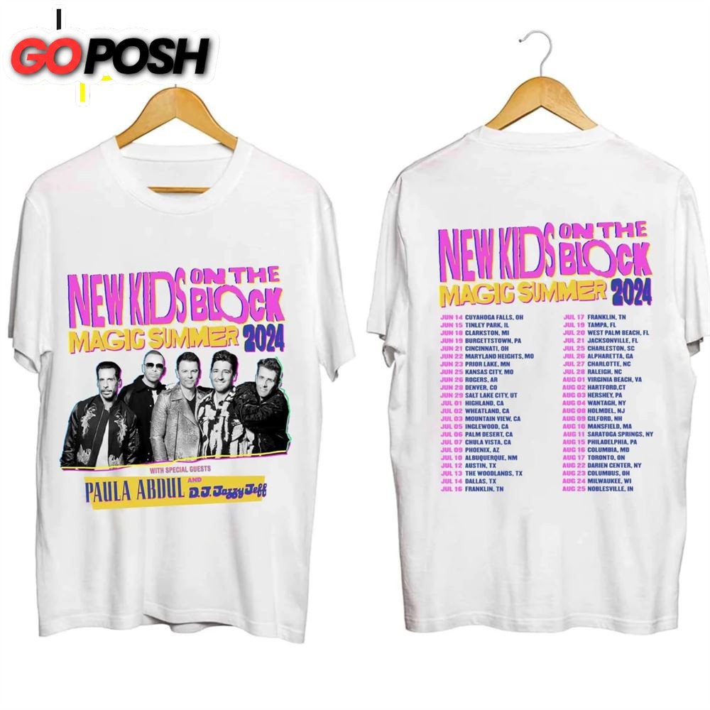 New Kids On The Block The Magic Summer Tour 2024 Shirt