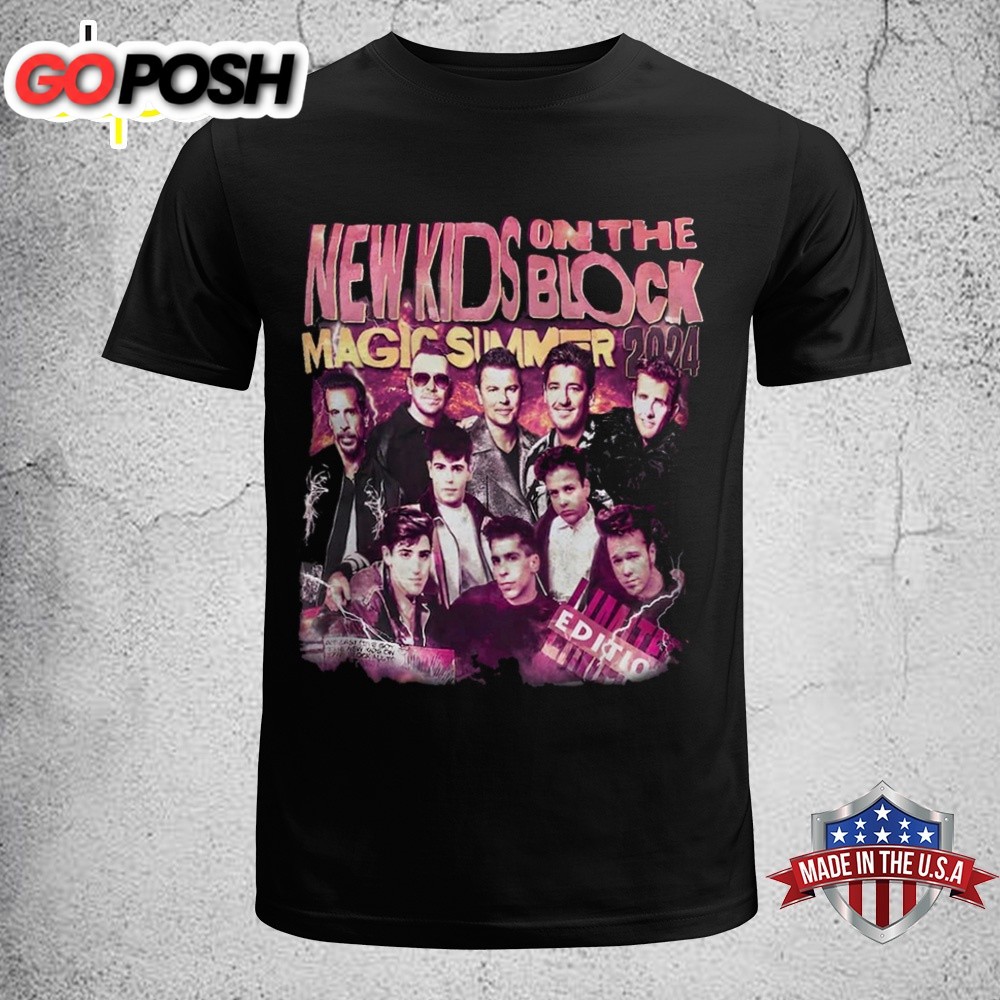New Kids On The Block The Magic Summer Tour 2025 Unisex T-Shirt