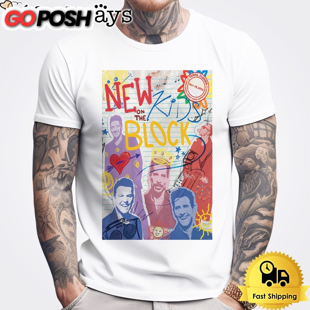 New Kids On The Block Tour In Tampa FL On July 19 2024 Unisex T-Shirt
