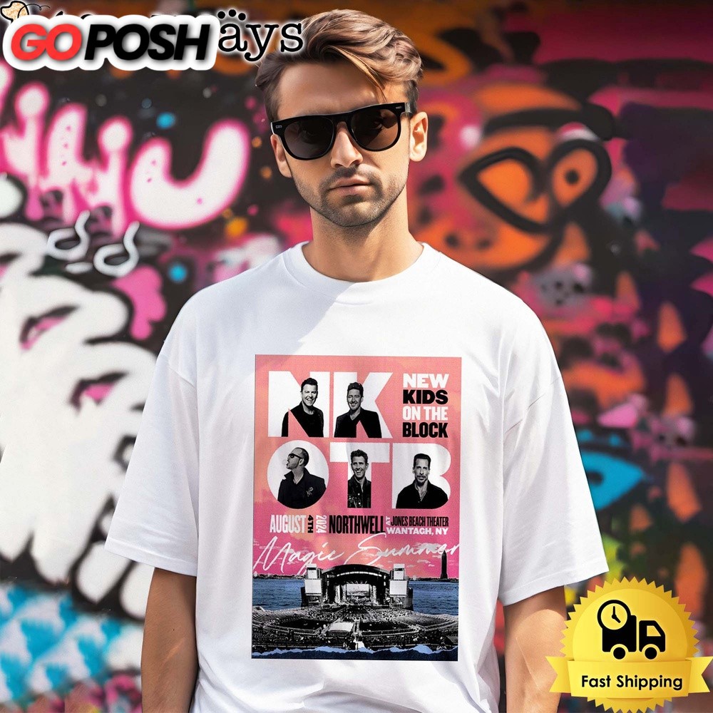 New Kids On The Block Tour In Wantagh NY 2024 Unisex T-Shirt