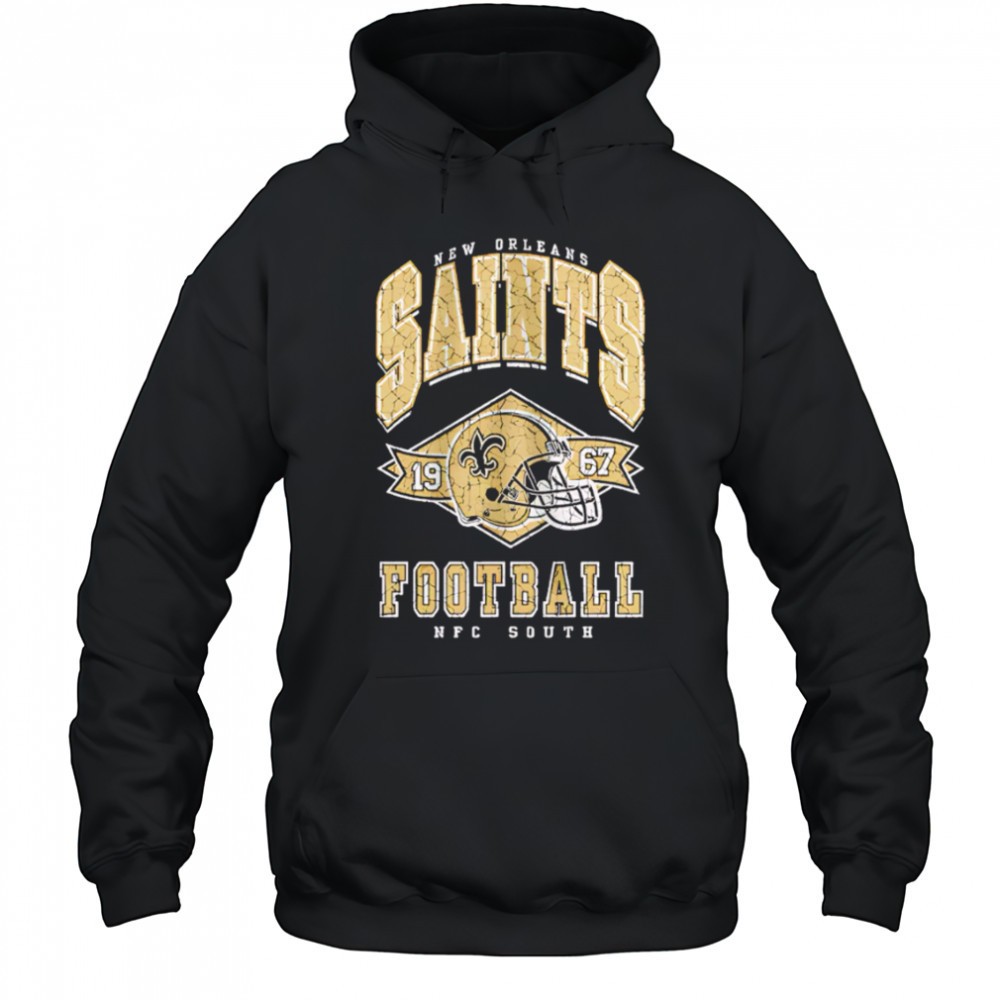 New Orleans Saints Football NFC South 1967 helmet shirt