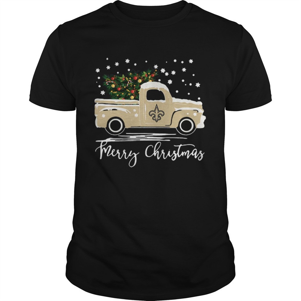 new-orleans-saints-truck-merry-christmas-shirt-kdiw6xp8 New Orleans Saints Truck Merry Christmas shirt