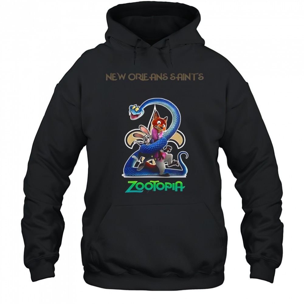 New Orleans Saints Zootopia 2 T-Shirt