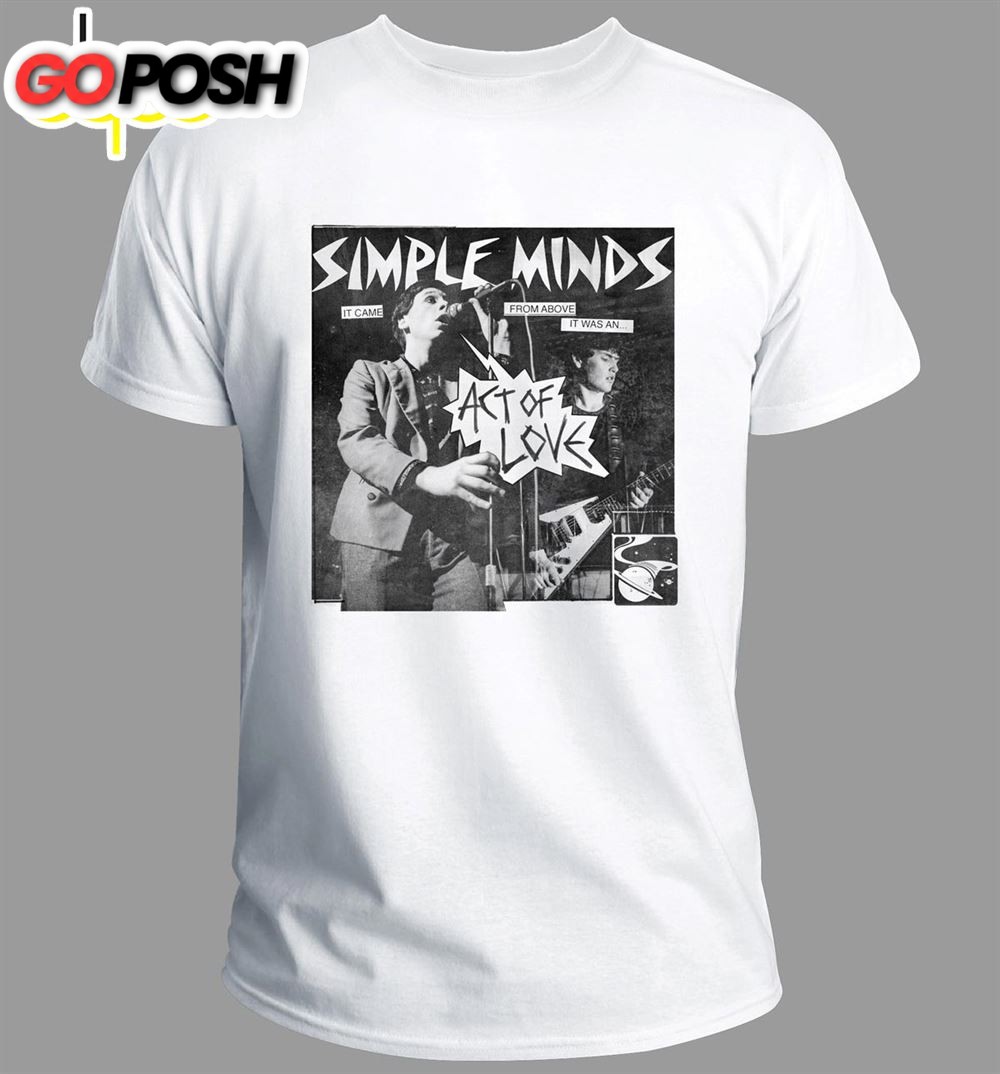 New Simple Minds Merch For Good T-Shirt