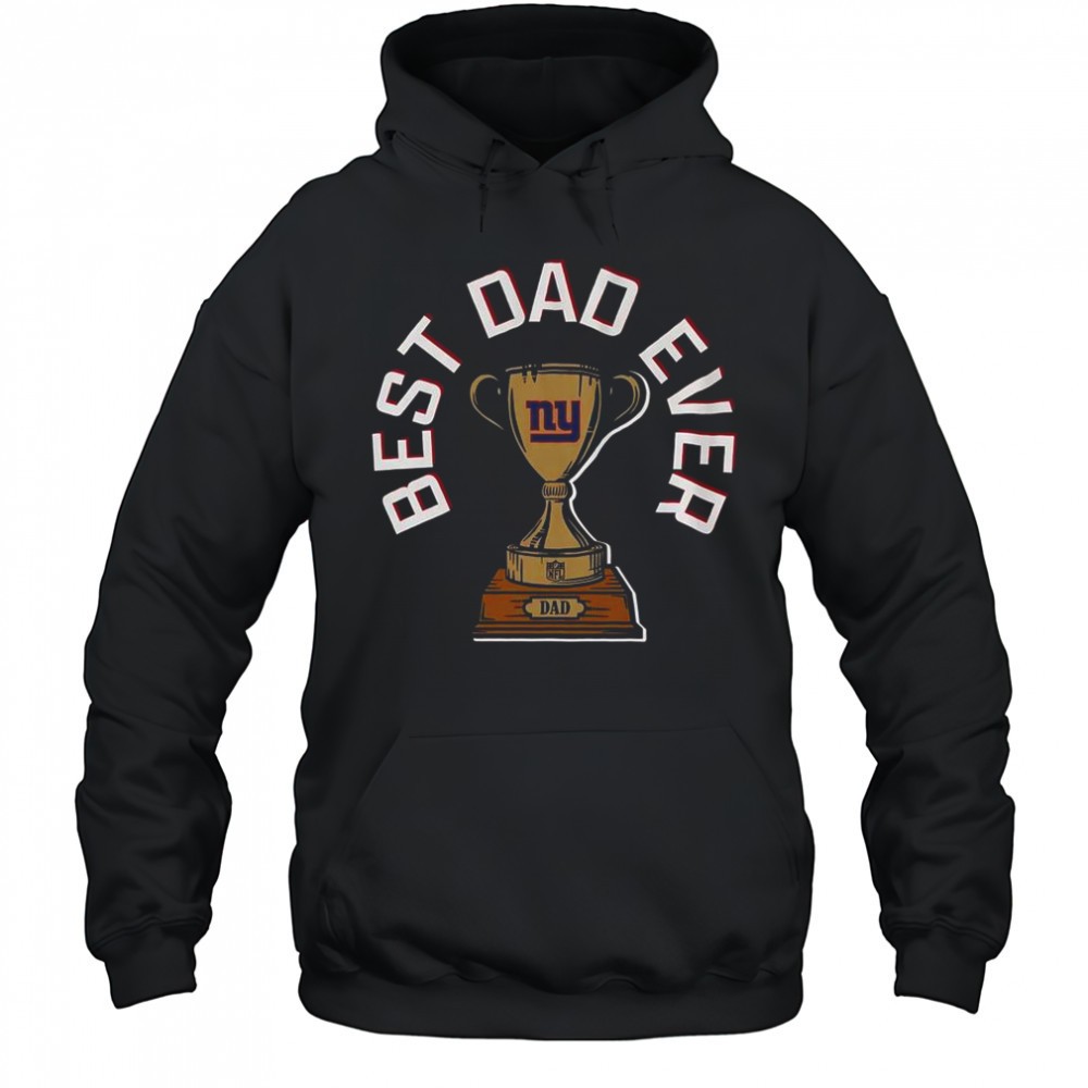 New York Giants Best Dad Ever Trophy T-Shirt