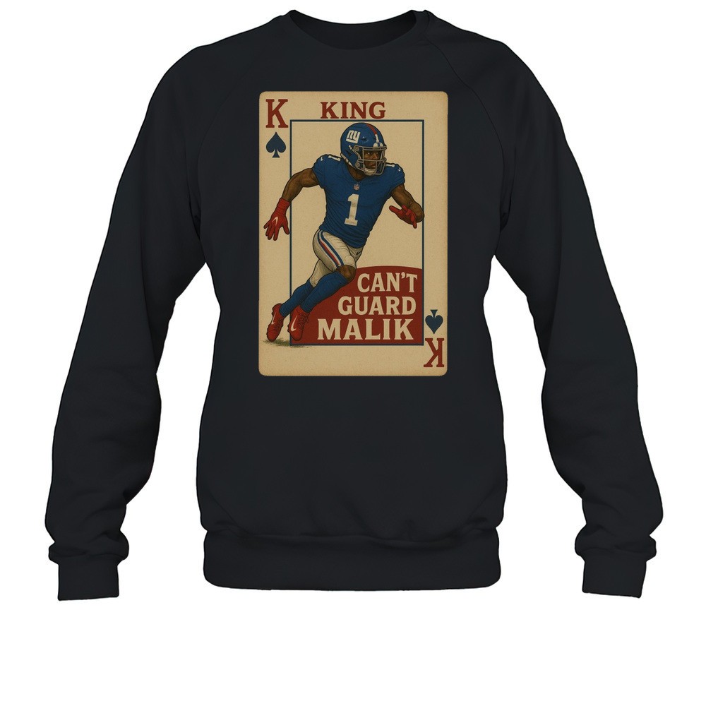 New York Giants Football King Cant Guard Malik Nabers Giants Muse Poster T-shirt