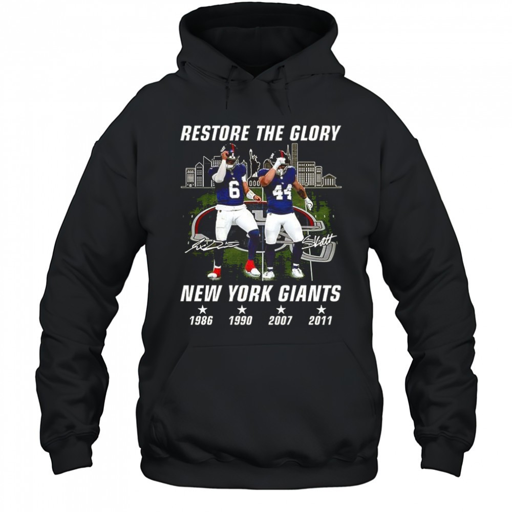 New York Giants restore the glory signature shirt