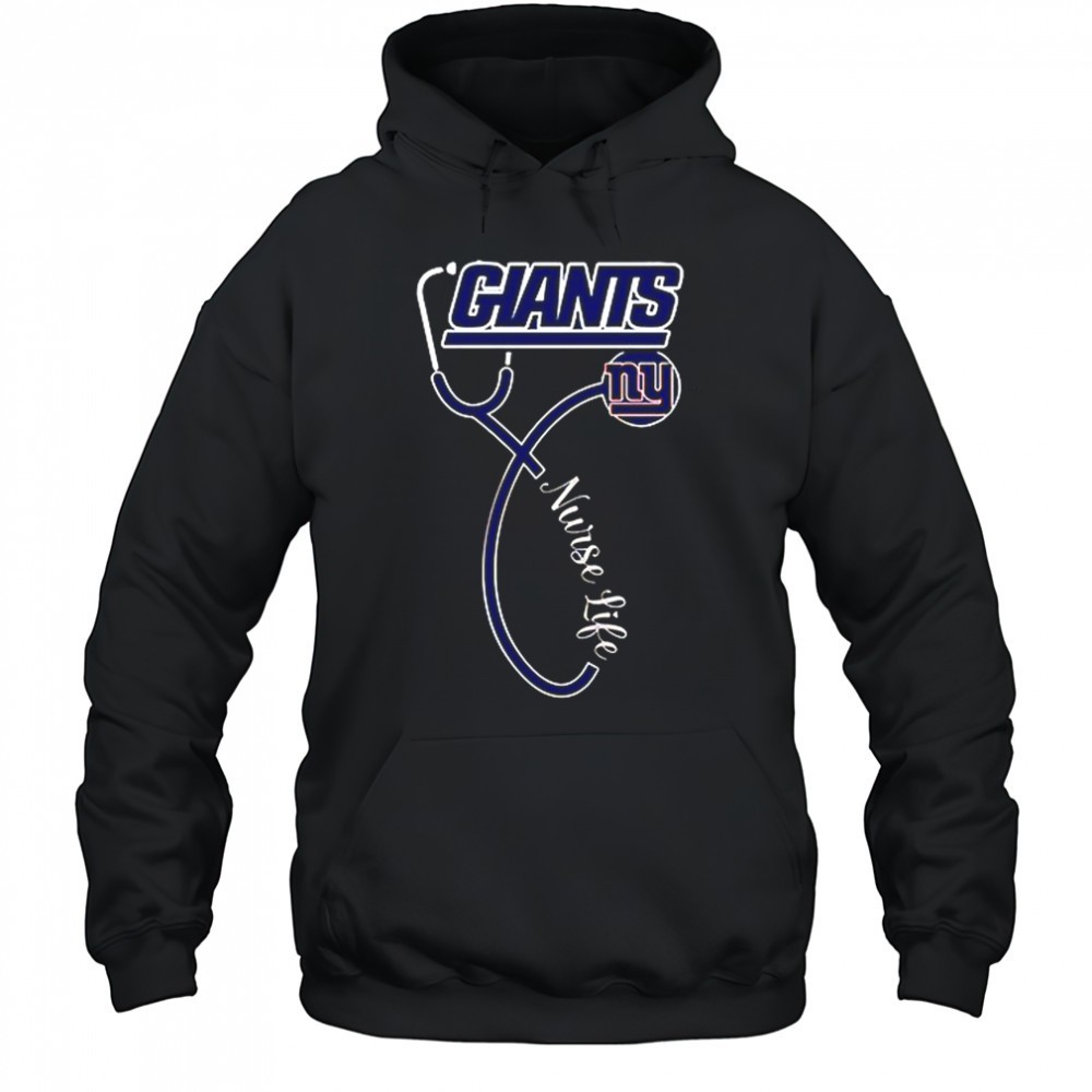 New York Giants x Nurse life its a work of heart shirt