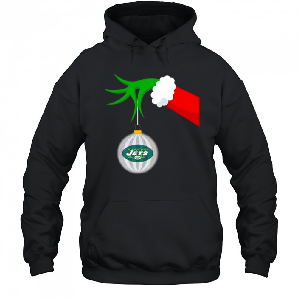 New York Jets Grinch Hand Holiday Shirt