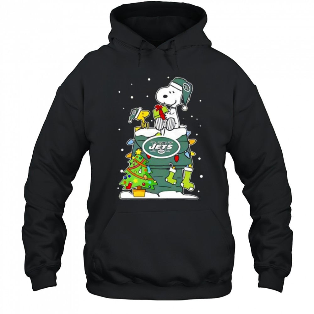New York Jets Peanuts Snoopy Holiday Football shirt