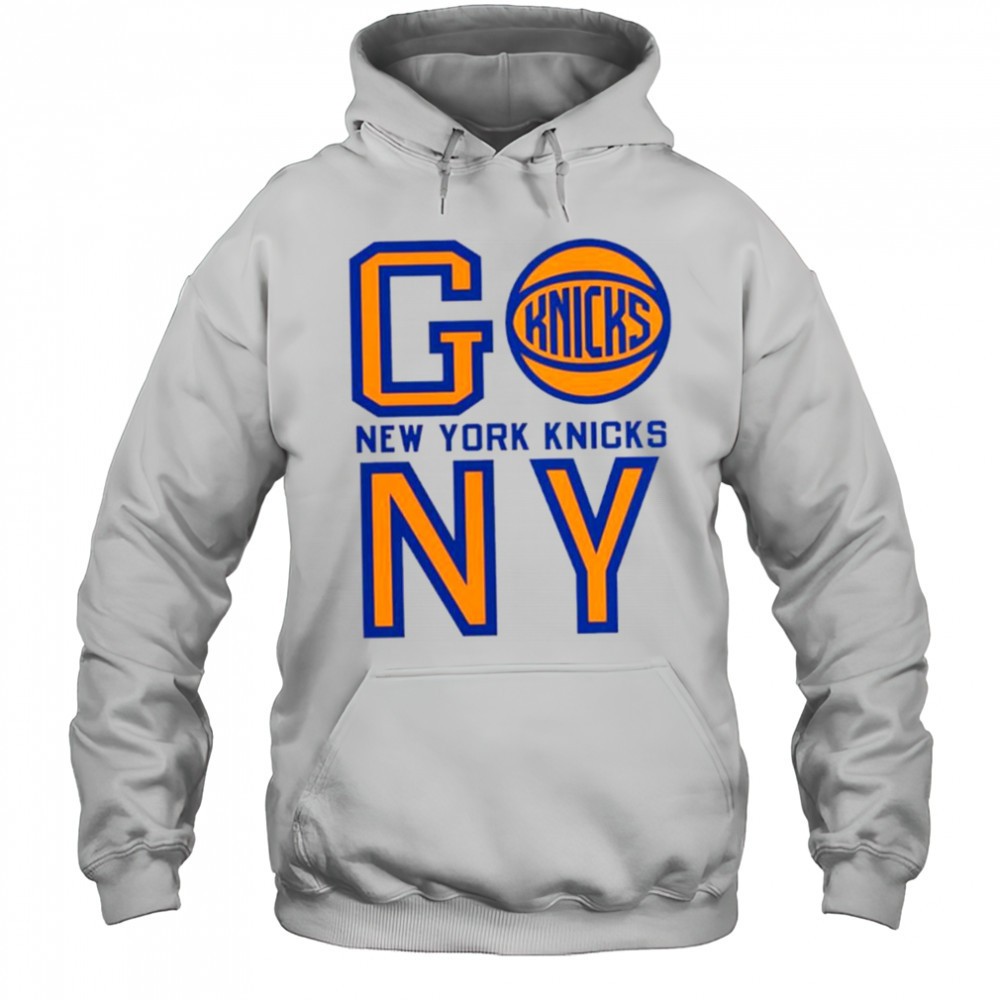 New York Knicks basketball go NY logo T shirt