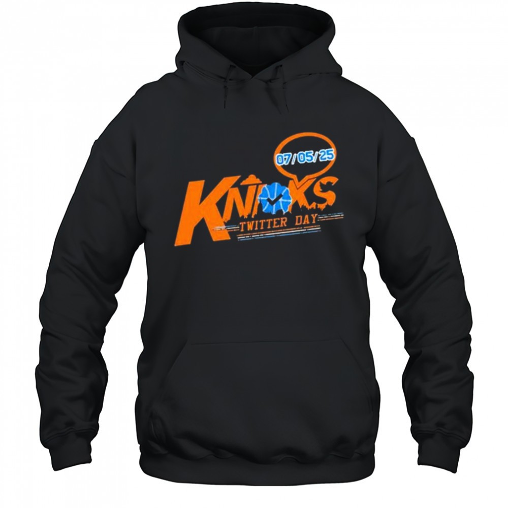 New York Knicks basketball – Knicks Twitter Day May 7 2025 t-shirt