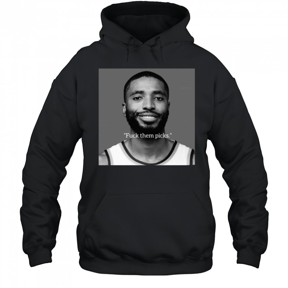 New York Knicks Basketball Mikal Bridges Fuck Them Picks Poster t-shirt