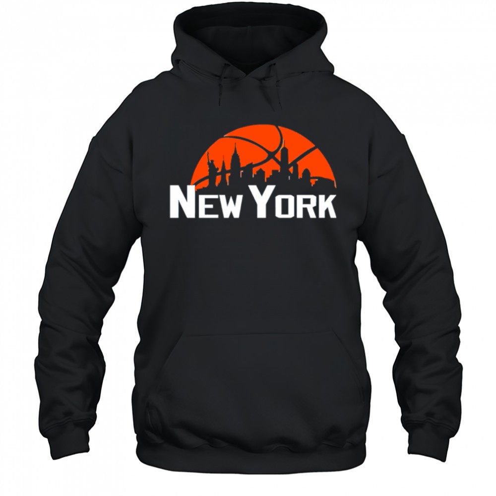 New York Knicks Cityscape Skyline style 2025 shirt