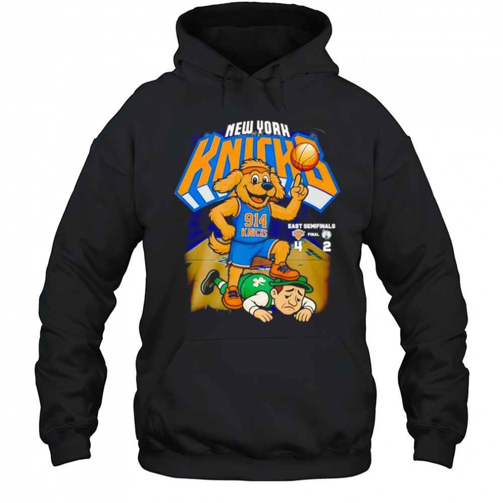New York Knicks East Semifinals 4 2 Boston Celtics mascot shirt