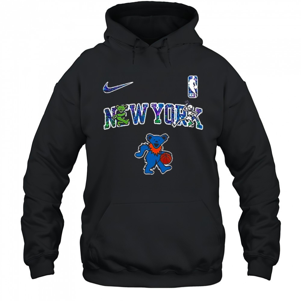 New York Knicks Grateful Dead 60th anniversary bears shirt