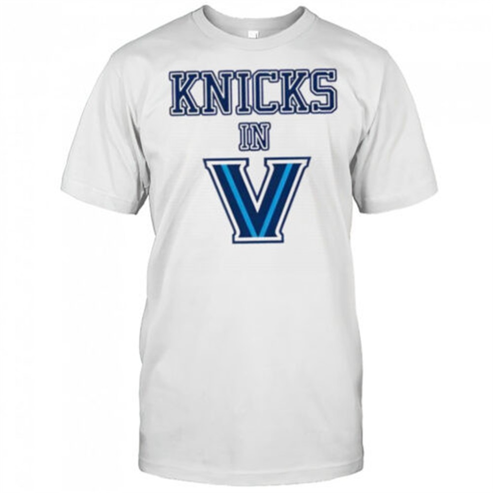new-york-knicks-in-villanova-wildcats-v-logo-shirt-s0qggzos New York Knicks in Villanova Wildcats V logo shirt