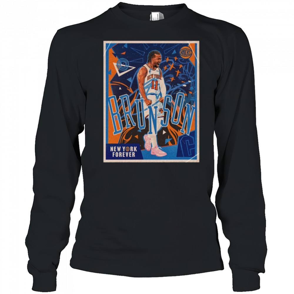 new-york-knicks-jalen-brunson-new-york-forever-retro-vintage-poster-t-shirt-rxa2whrf New York Knicks Jalen Brunson New York Forever Retro Vintage Poster t-shirt