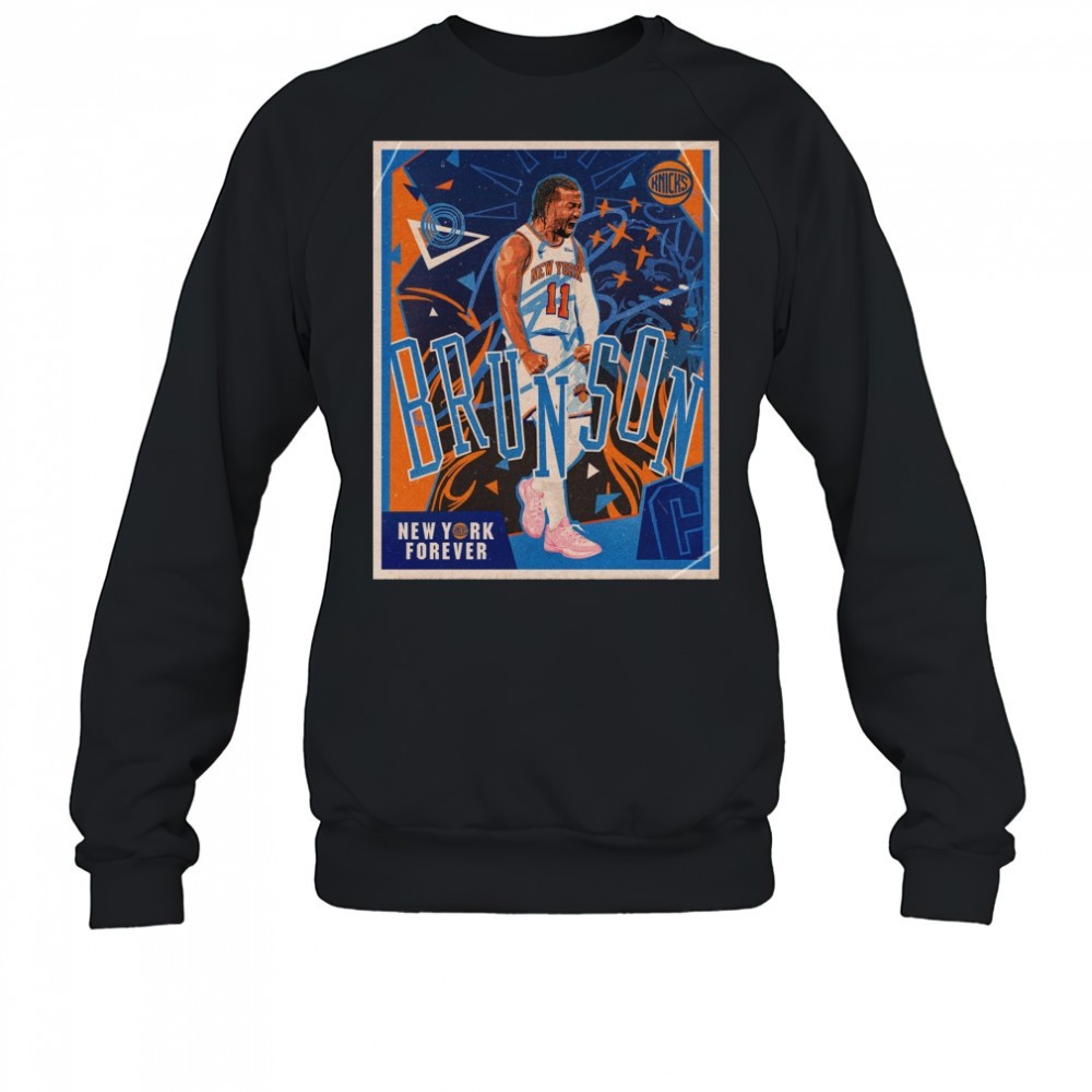 new-york-knicks-jalen-brunson-new-york-forever-retro-vintage-poster-t-shirt-rxa2whrf New York Knicks Jalen Brunson New York Forever Retro Vintage Poster t-shirt