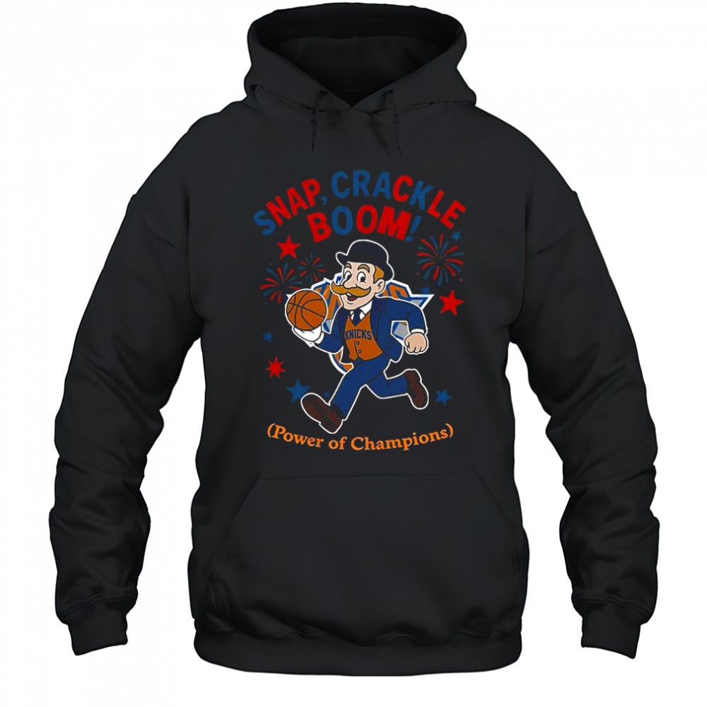 New York Knicks Snap Crackle Boom Power Of Champions Indepencence Day T-Shirt