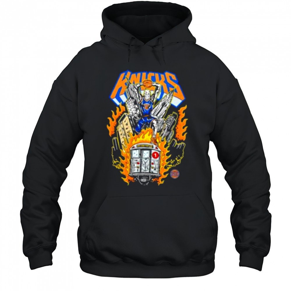 New York Knicks Subway player skeleton shirt