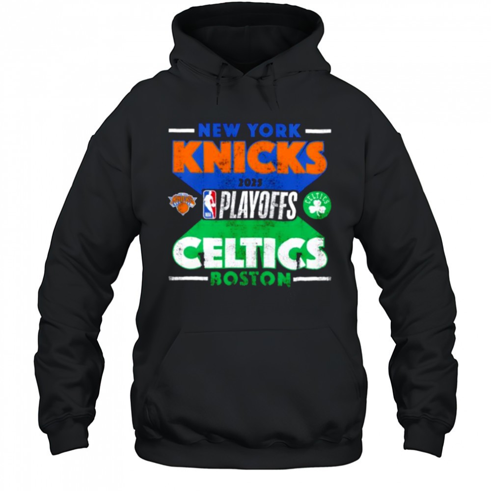 New York Knicks vs. Boston Celtics 2025 Stunt Match Up shirt