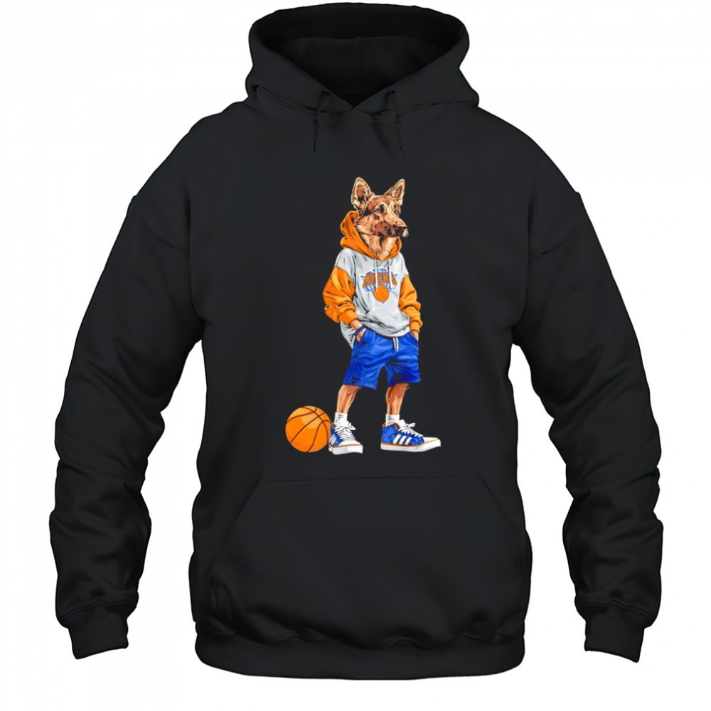 New York Knicks x German Shepherd Hoop Dogs shirt