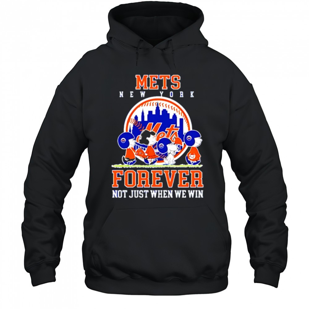 New York Mets forever not just when we win Peanuts shirt