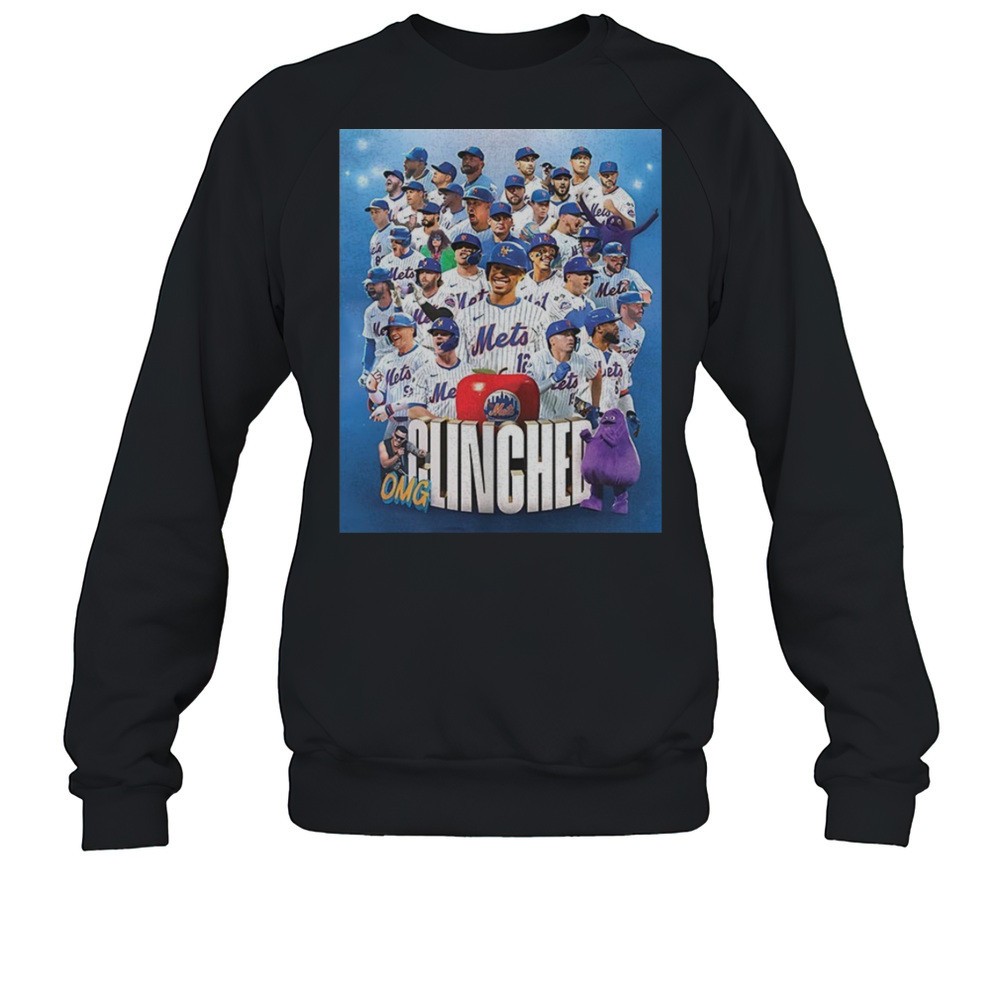 New York Mets OMG MLB Baseball Team Clinched Shirt