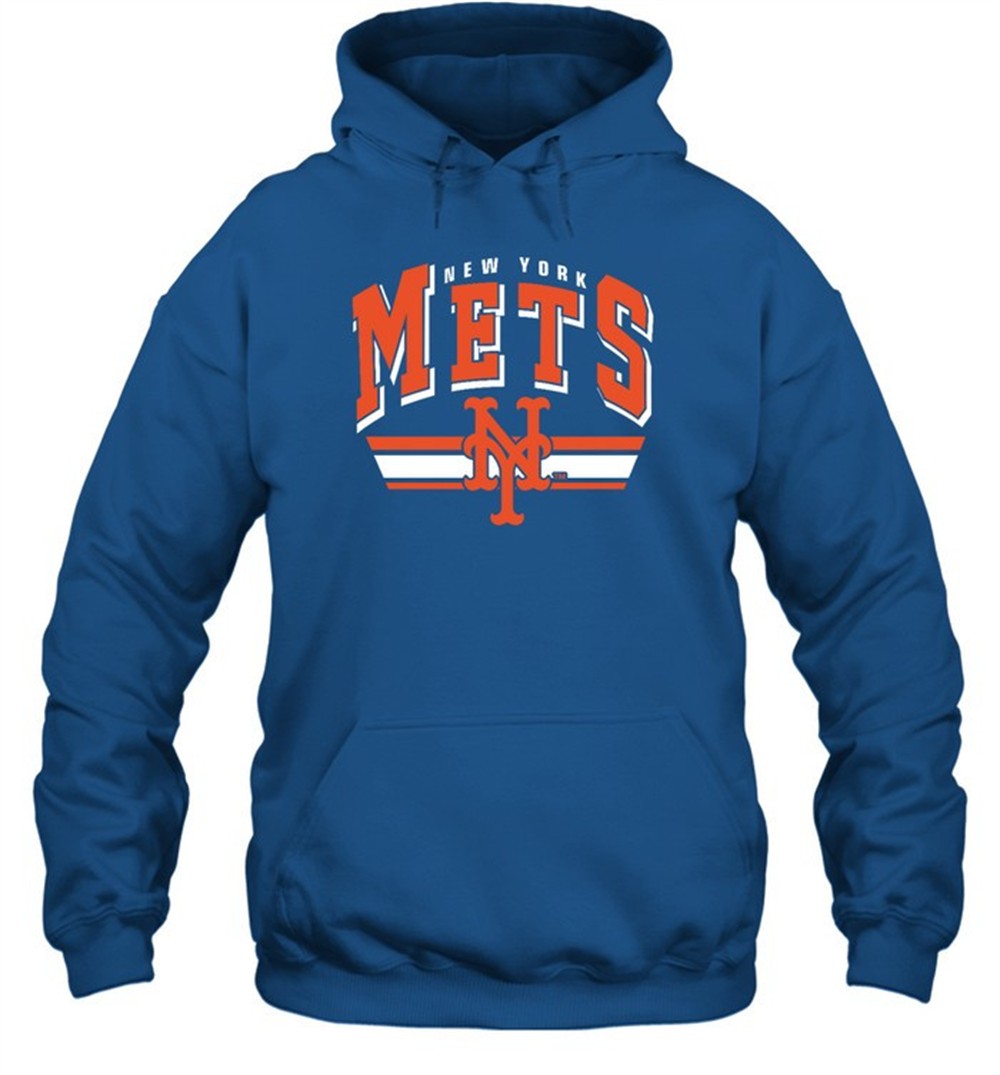 New York Mets Royal MVP Fleece Pullover Tee Shirt